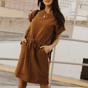 Böhme Drawstring sport dress with drawstrings